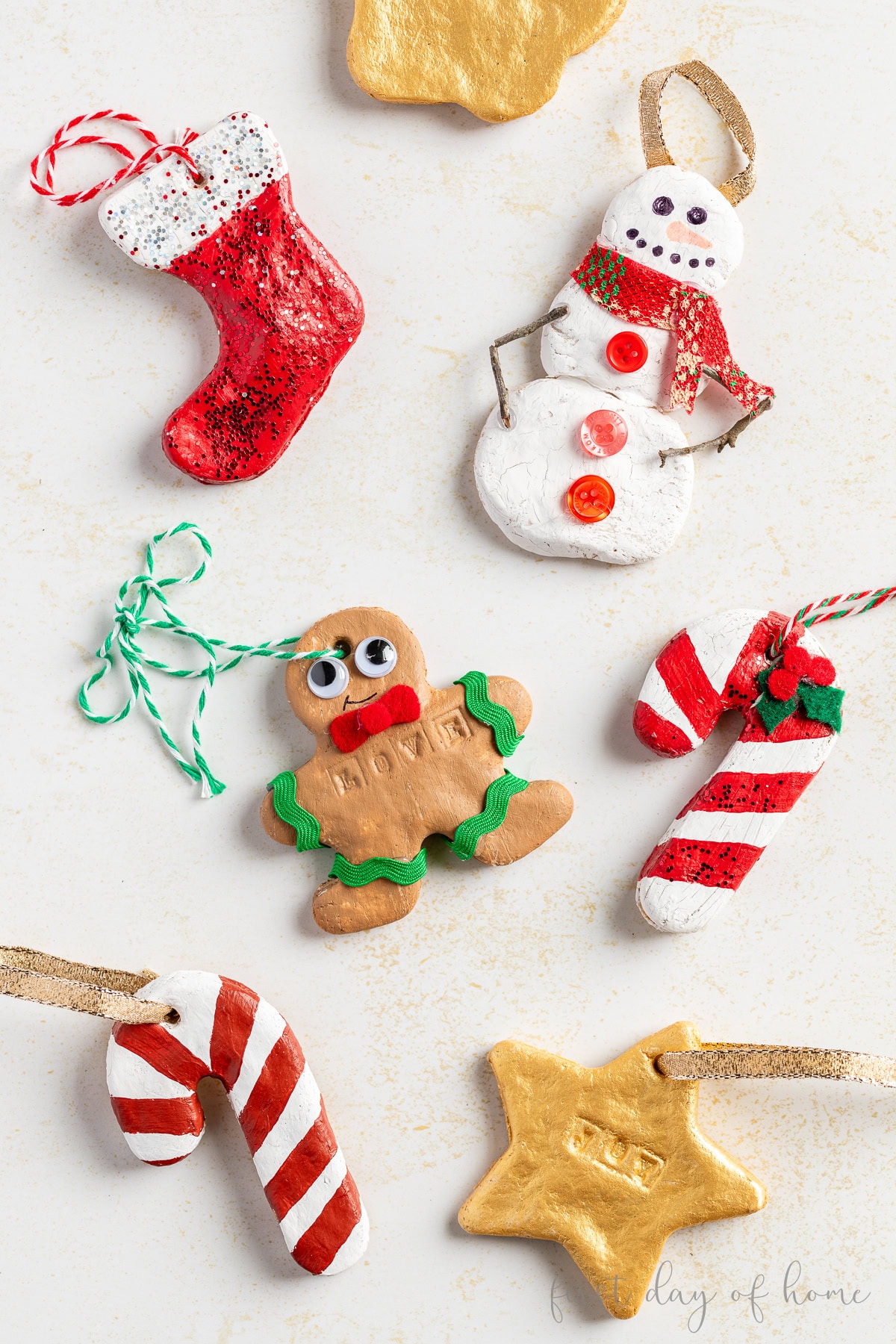 Tree decoration ideas salt ornaments